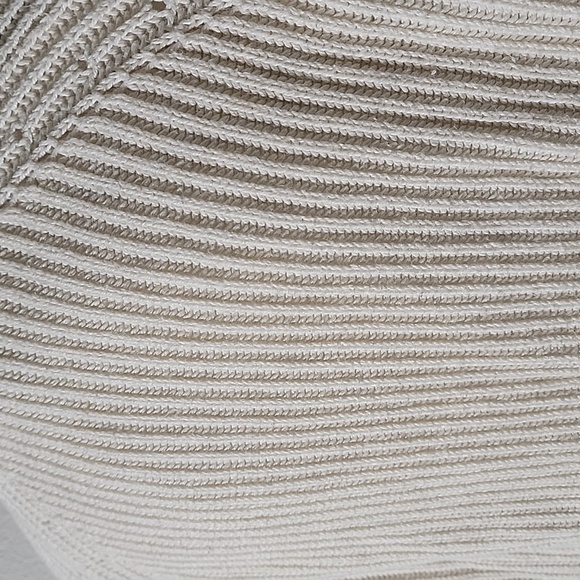 Free Assembly Cardigan Grandpa Sweater Button Down Cream Knit Ribbed XXL - Picture 9 of 14